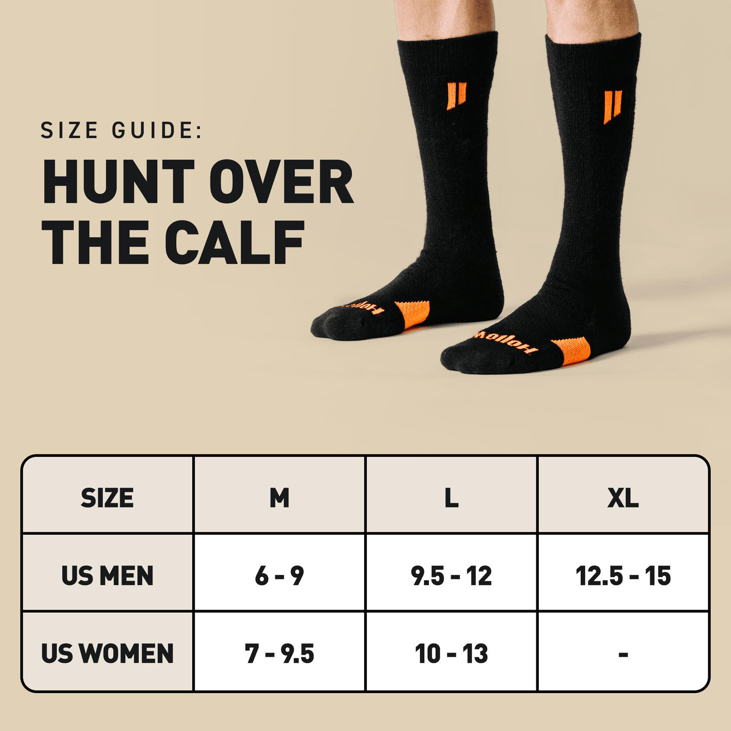 Hunt Over The Calf Socks